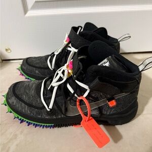 Off-White x Nike Air Force 1 Mid Black shoes